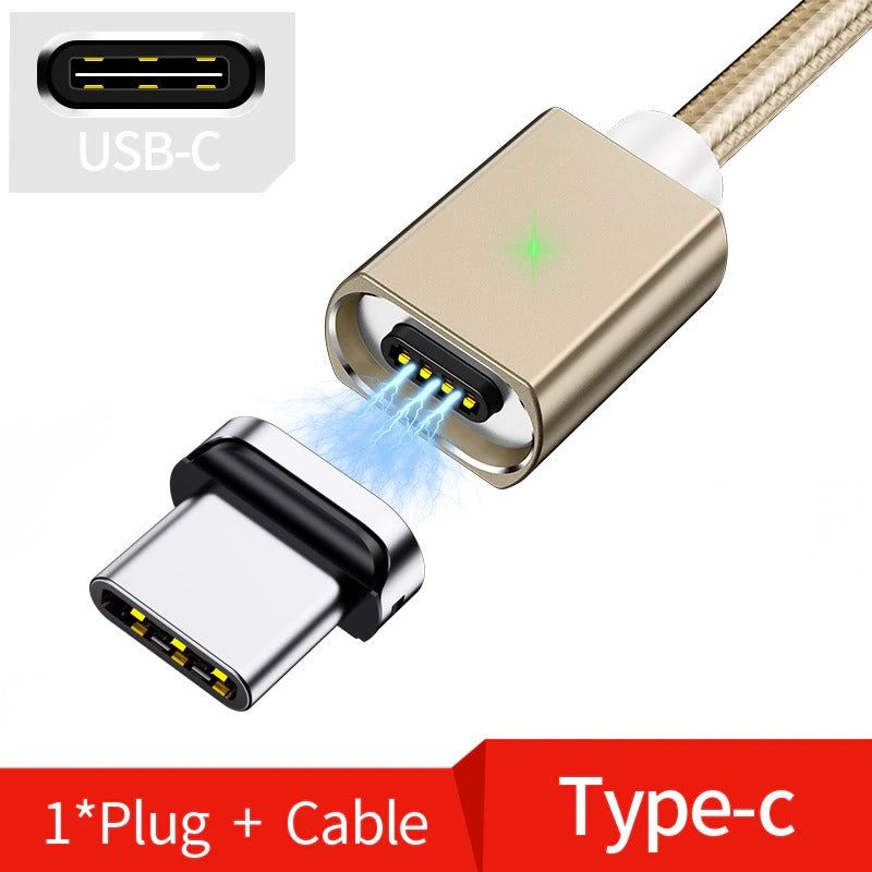 ⭐️Magnetic Micro USB Cable For iPhone Samsung Fast Charging Cable