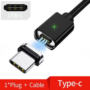 ⭐️Magnetic Micro USB Cable For iPhone Samsung Fast Charging Cable